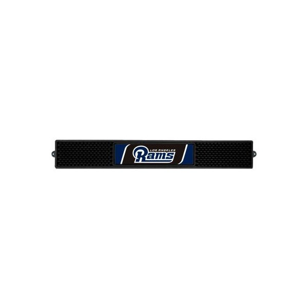Fanmats FanMats Drink Mat, 20538, NFL - Los Angeles Rams, 3-1/4"x 24"x 1" 20538 - main